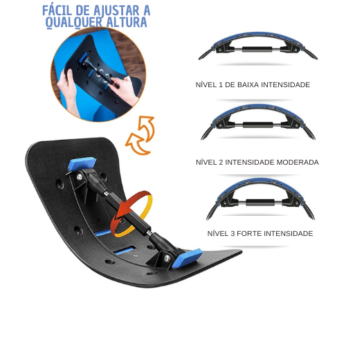 FisioBack® - Massageador de Lombar e Alongador Vertebral – produtoemdesconto